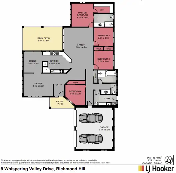 Floorplan of Homely house listing, 9 Whispering Valley Drive, Richmond Hill NSW 2480