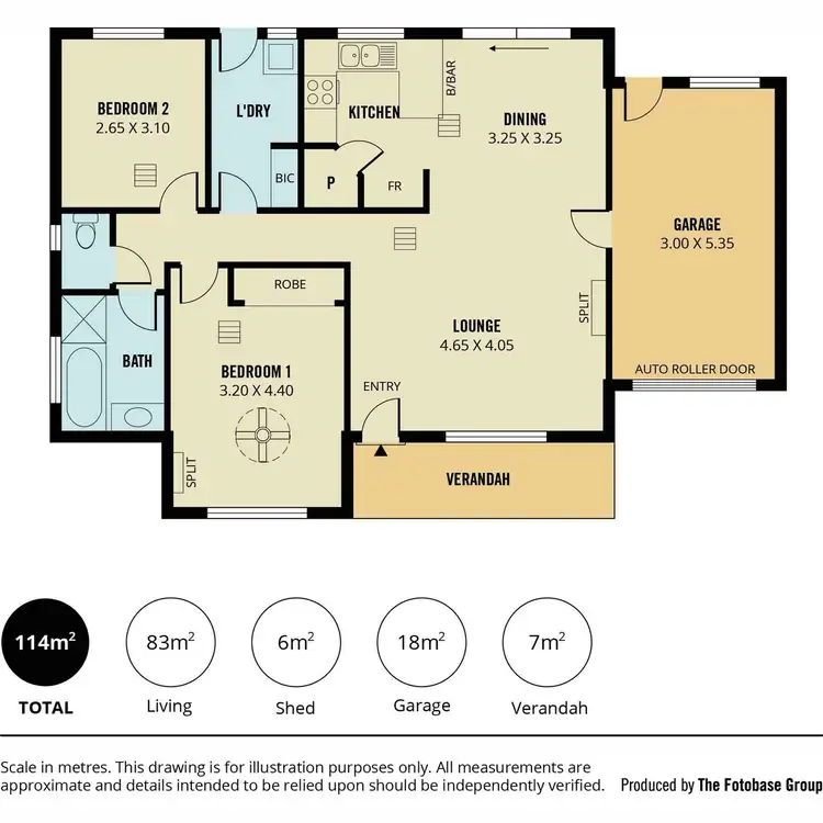 Floorplan of Homely unit listing, 2/71 Paxton Street, Willaston SA 5118