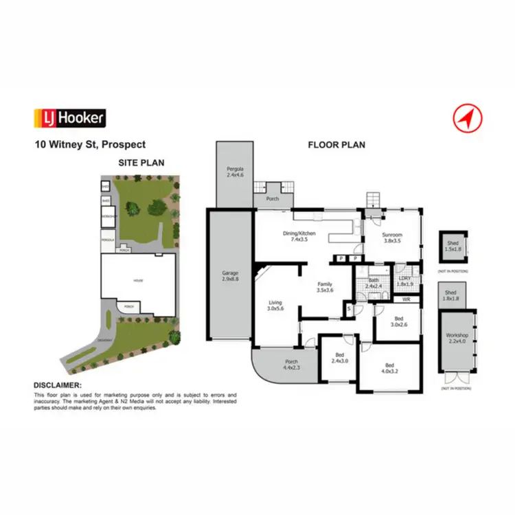 Floorplan of Homely house listing, 10 Witney Street, Prospect NSW 2148