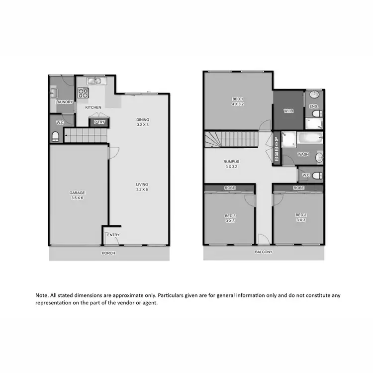 Floorplan of Homely townhouse listing, 12/14 Mickleton Grove, Point Cook VIC 3030