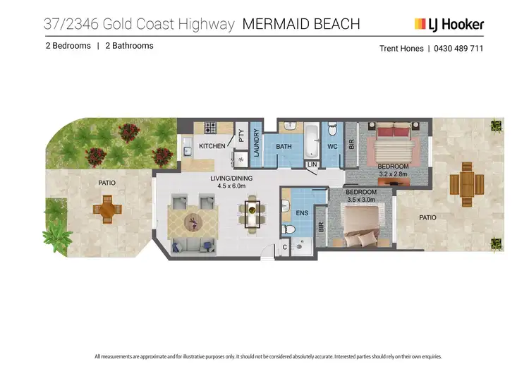 Floorplan of Homely unit listing, 37/2342-2358 Gold Coast Highway, Mermaid Beach QLD 4218