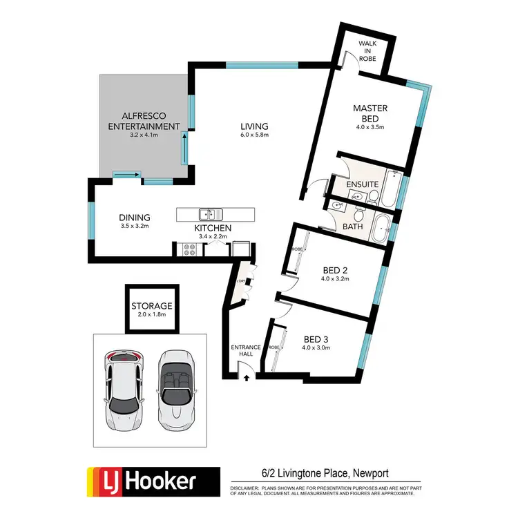 Floorplan of Homely apartment listing, 6/2 Livingstone Place, Newport NSW 2106