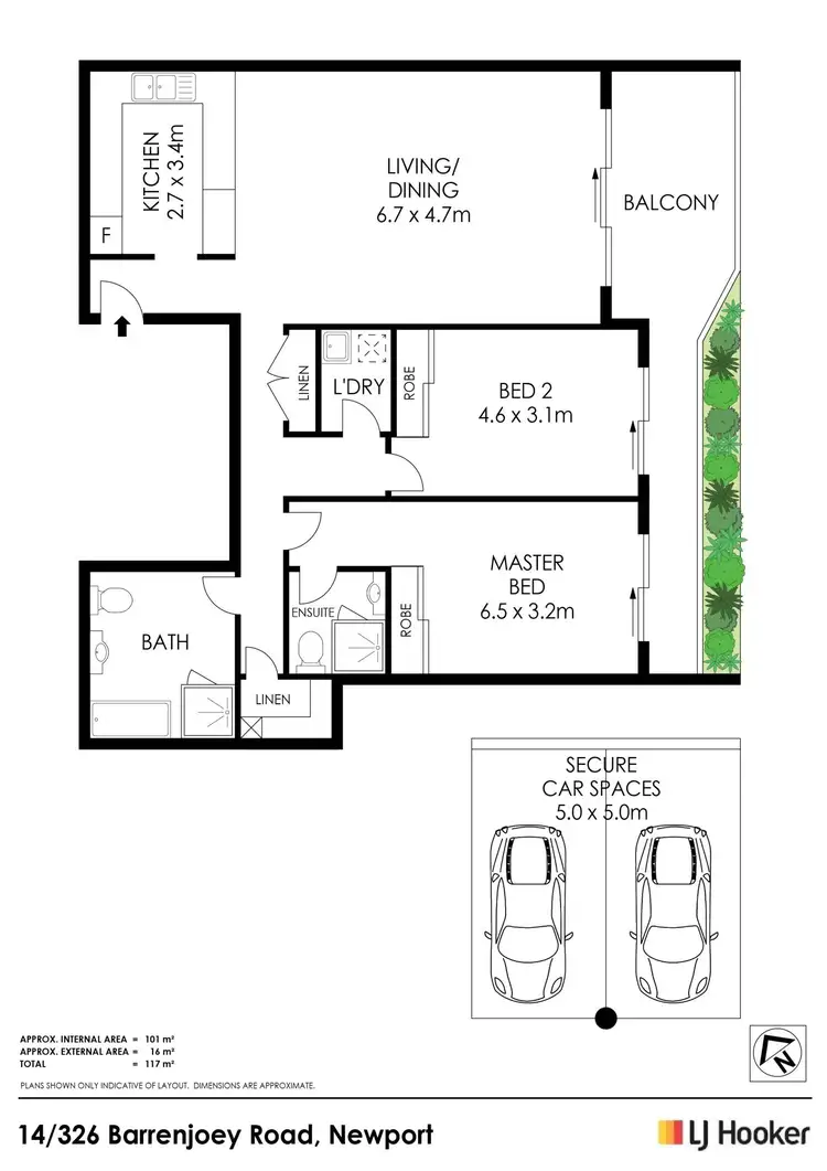 Floorplan of Homely apartment listing, 14/326 Barrenjoey Road, Newport NSW 2106
