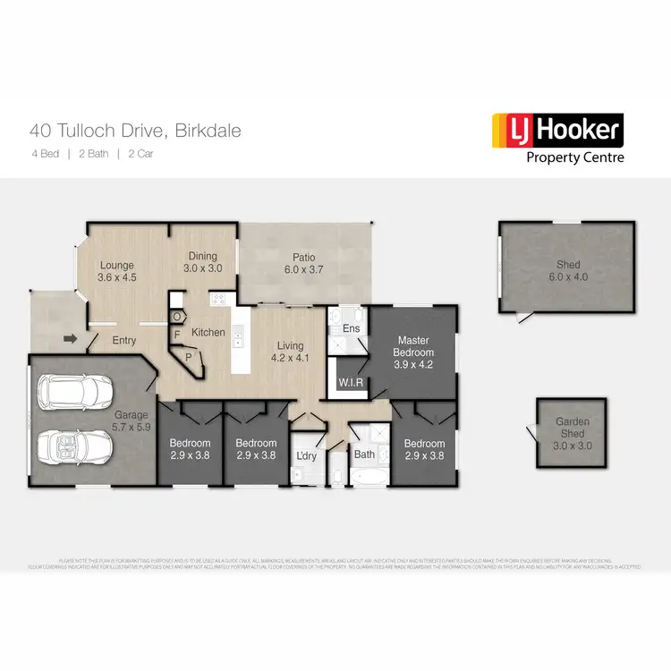 Floorplan of Homely house listing, 40 Tulloch Drive, Wellington Point QLD 4160