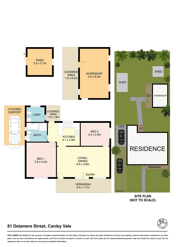 Floorplan of Homely house listing, 81 Delamere St, Canley Vale NSW 2166