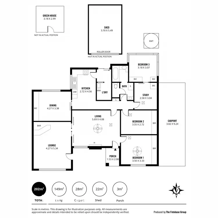 Floorplan of Homely house listing, 1 Welwyn Road, Manningham SA 5086