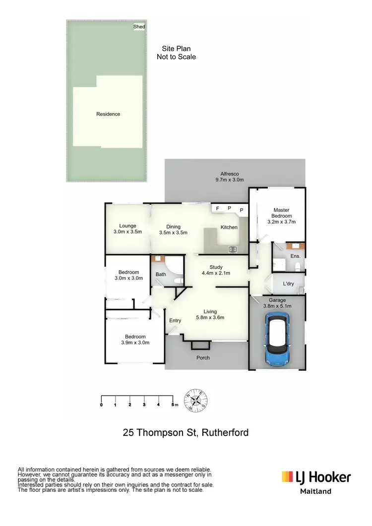 Floorplan of Homely house listing, 25 Thompson Street, Rutherford NSW 2320