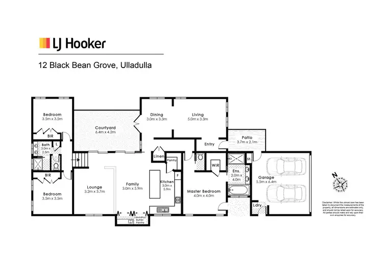 Floorplan of Homely house listing, 12 Black Bean Grove, Ulladulla NSW 2539