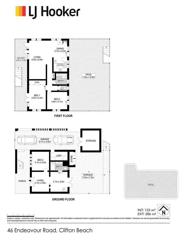 Floorplan of Homely house listing, 46 Endeavour Road, Clifton Beach QLD 4879