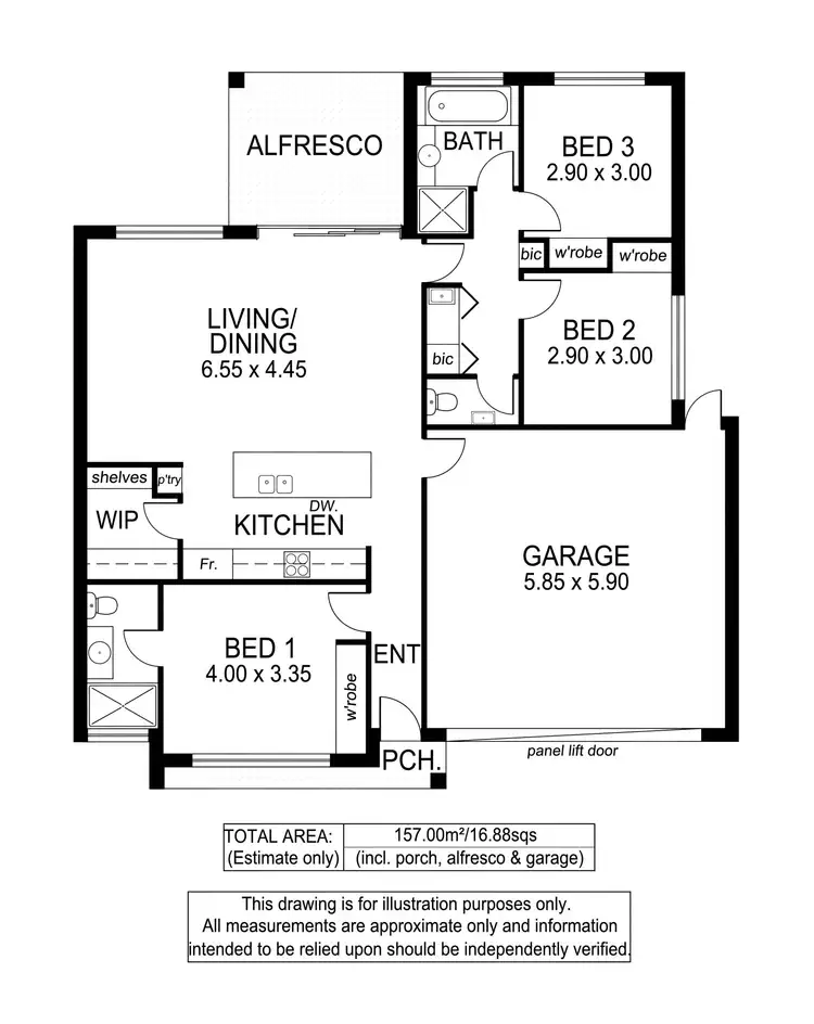 Floorplan of Homely house listing, 2C Hammersmith Avenue, Edwardstown SA 5039