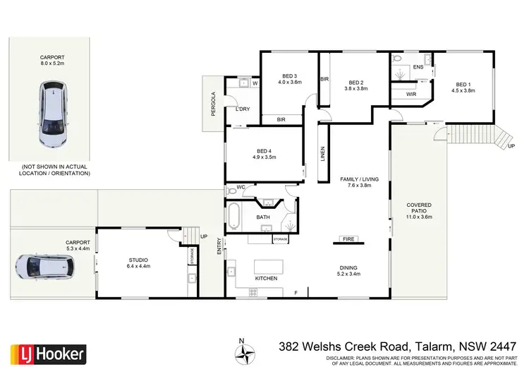 Floorplan of Homely house listing, 382 Welshs Creek Road, Talarm NSW 2447