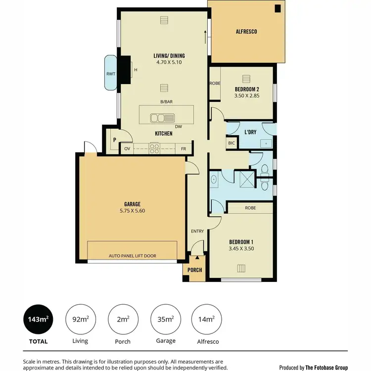 Floorplan of Homely house listing, 26 Buckley Crescent, Fairview Park SA 5126