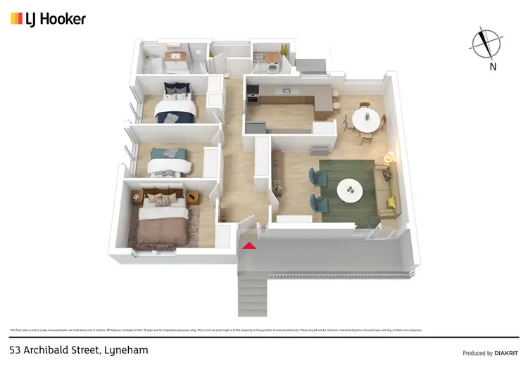 Floorplan of Homely house listing, 53 Archibald Street, Lyneham ACT 2602