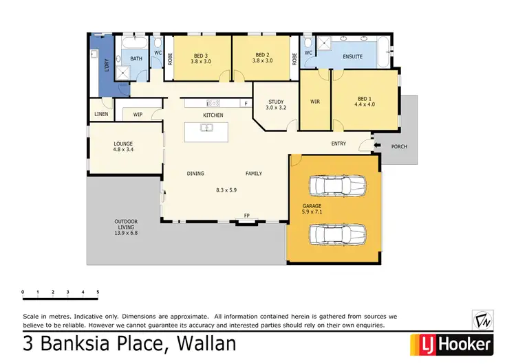 Floorplan of Homely house listing, 3 Banksia Place, Wallan VIC 3756