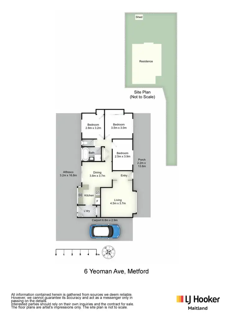 Floorplan of Homely house listing, 6 Yeoman Avenue, Metford NSW 2323