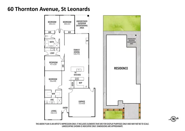 Floorplan of Homely house listing, 60 Thornton Avenue, St Leonards VIC 3223