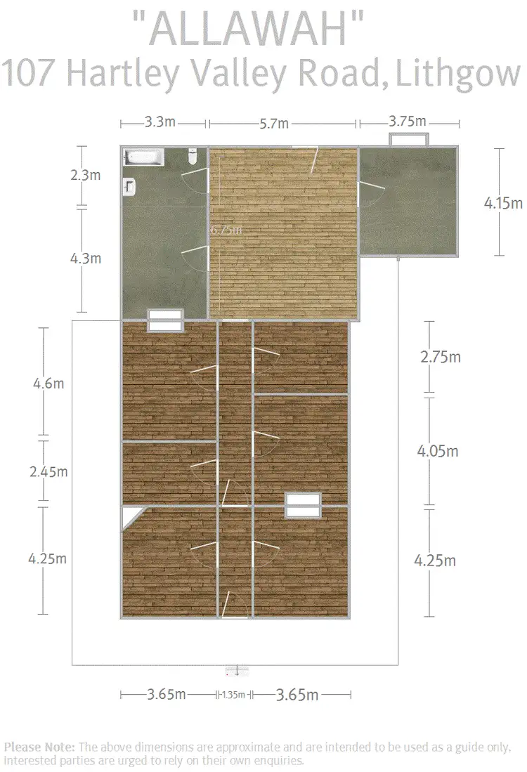 Floorplan of Homely house listing, 107 Hartley Valley Road, Lithgow NSW 2790