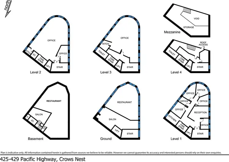 Floorplan of Homely other listing, 425-429 Pacific Highway, Crows Nest NSW 2065