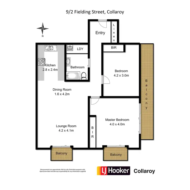 Floorplan of Homely unit listing, 9/2 Fielding Street, Collaroy NSW 2097