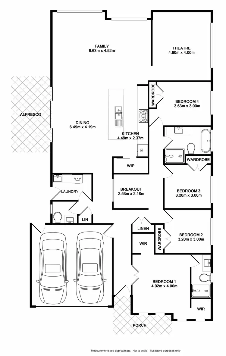 Floorplan of Homely house listing, 9 Dowson Street, Oran Park NSW 2570
