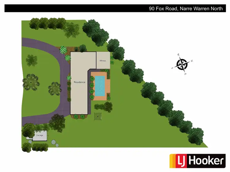 Floorplan of Homely house listing, 90 Fox Road, Narre Warren North VIC 3804