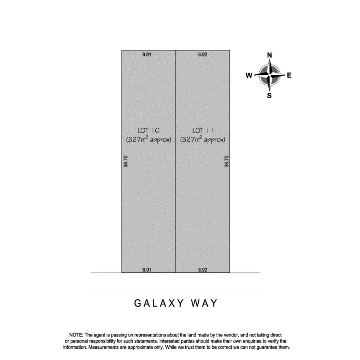 Floorplan of Homely land listing, Lot 10/43 Galaxy Way, Athelstone SA 5076