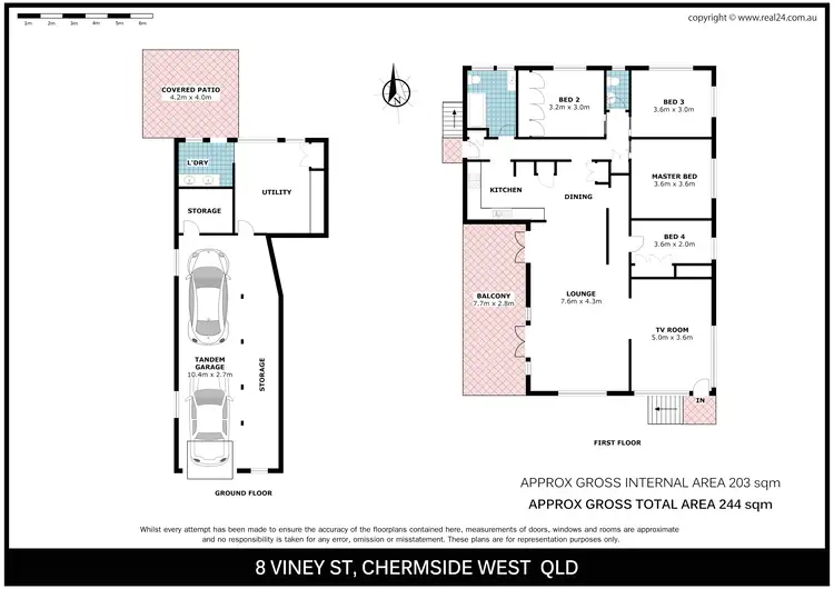 Floorplan of Homely house listing, 8 Viney Street, Chermside West QLD 4032