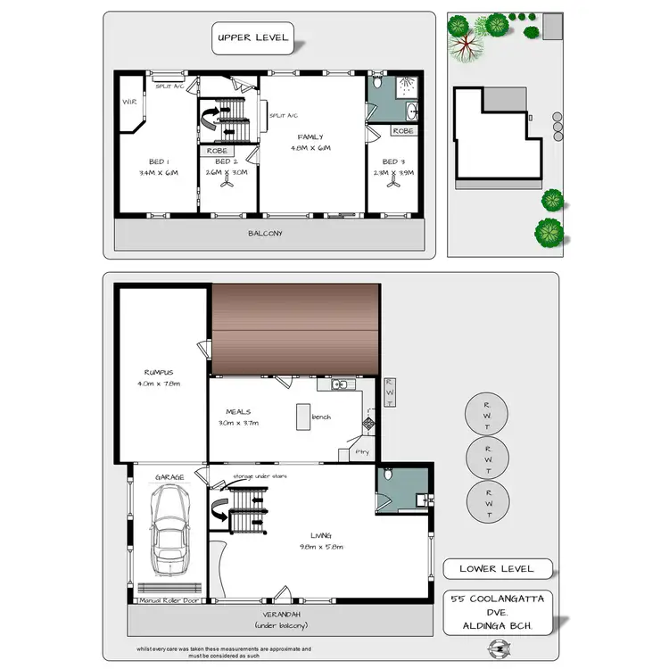 Floorplan of Homely house listing, 55 Coolangatta Drive, Aldinga Beach SA 5173