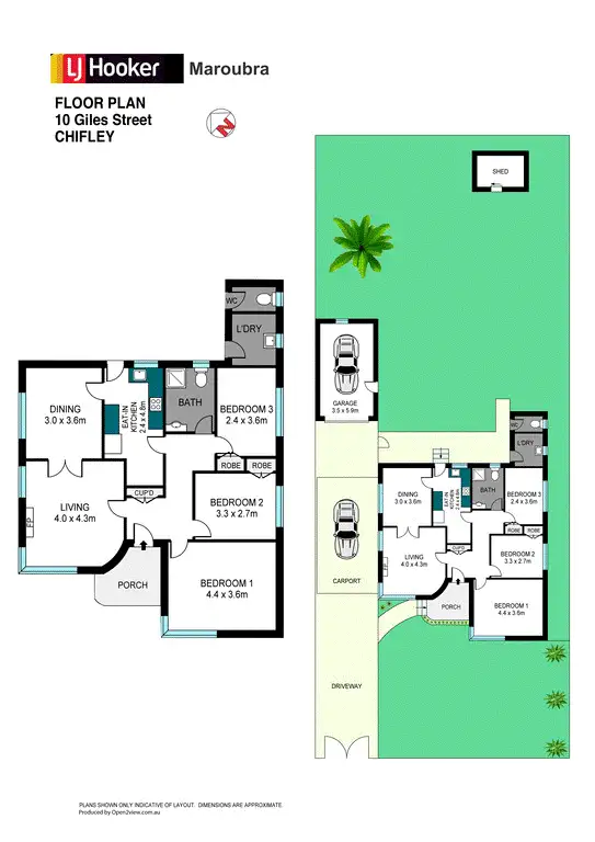 Floorplan of Homely house listing, 10 Giles Street, Chifley NSW 2036