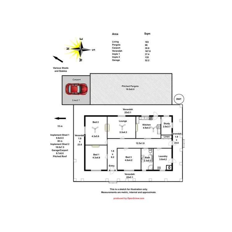 Floorplan of Homely house listing, 334 Boundary Road (Stockyard Creek), Hamley Bridge SA 5401