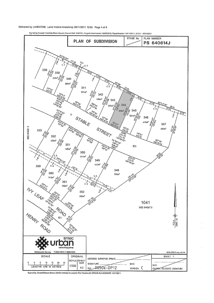 Floorplan of Homely land listing, 21 Stable Street, Pakenham VIC 3810