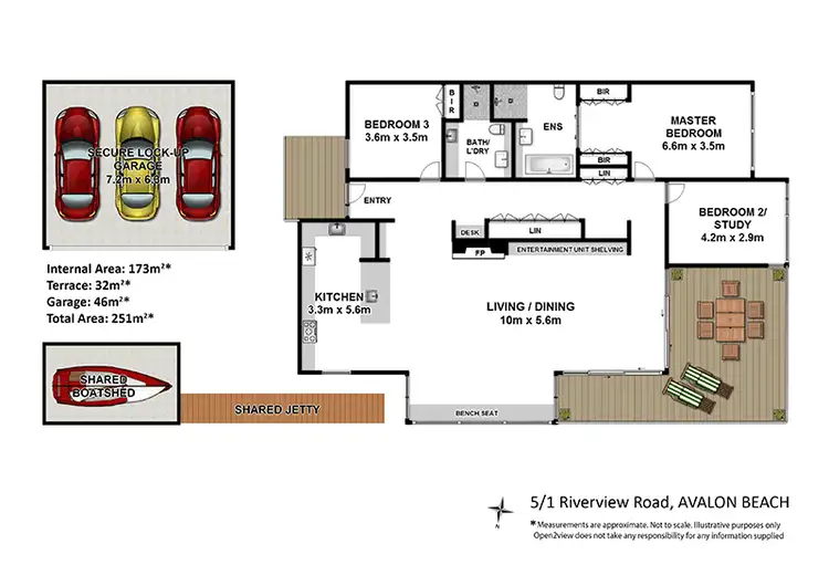 Floorplan of Homely unit listing, 5/1 Riverview Road, Avalon Beach NSW 2107