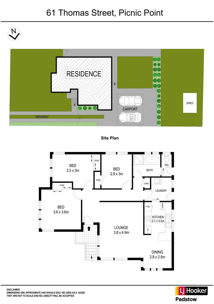 Floorplan of Homely house listing, 61 Thomas Street, Picnic Point NSW 2213