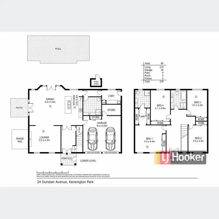 Floorplan of Homely house listing, 24 Dunstan Avenue, Kensington Park SA 5068