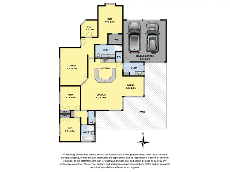 Floorplan of Homely house listing, 1 Mahoney Court, Elliminyt VIC 3250