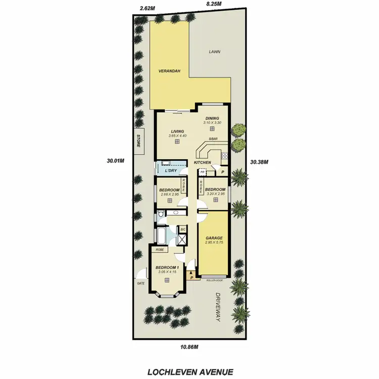 Floorplan of Homely house listing, 27 Lochleven Avenue, Greenwith SA 5125