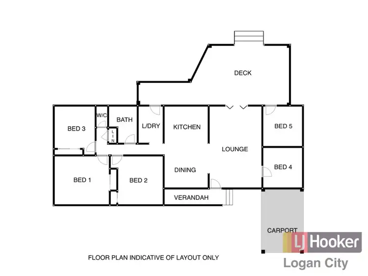 Floorplan of Homely house listing, 123 Jacaranda Avenue, Logan Central QLD 4114