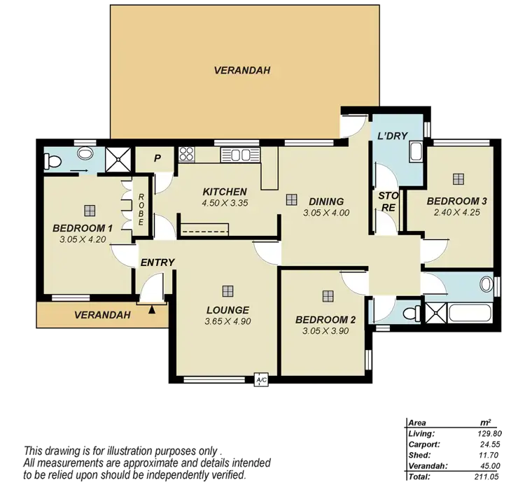 Floorplan of Homely house listing, 15 Halba Crescent, Paralowie SA 5108