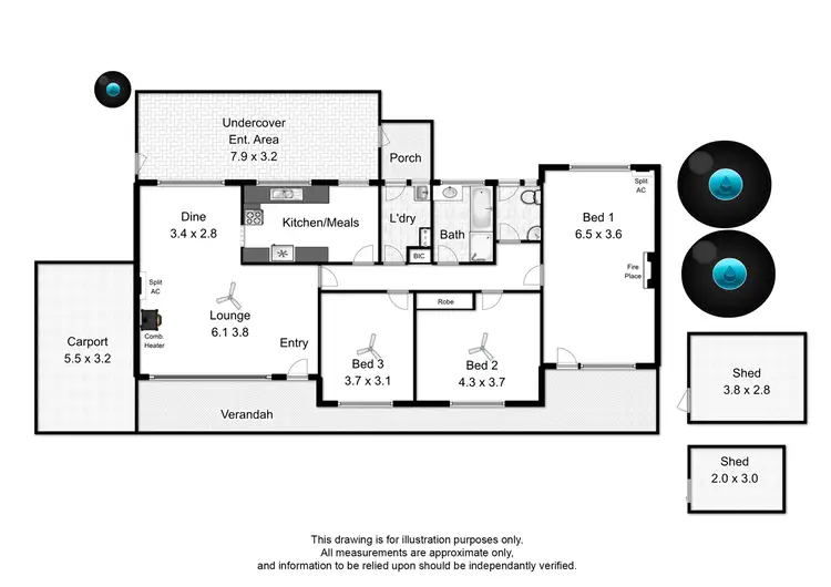 Floorplan of Homely house listing, 739 Greenhill Road, Greenhill SA 5140