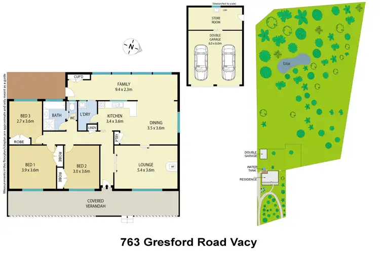 Floorplan of Homely rural property listing, 763 Gresford Road, Vacy NSW 2421
