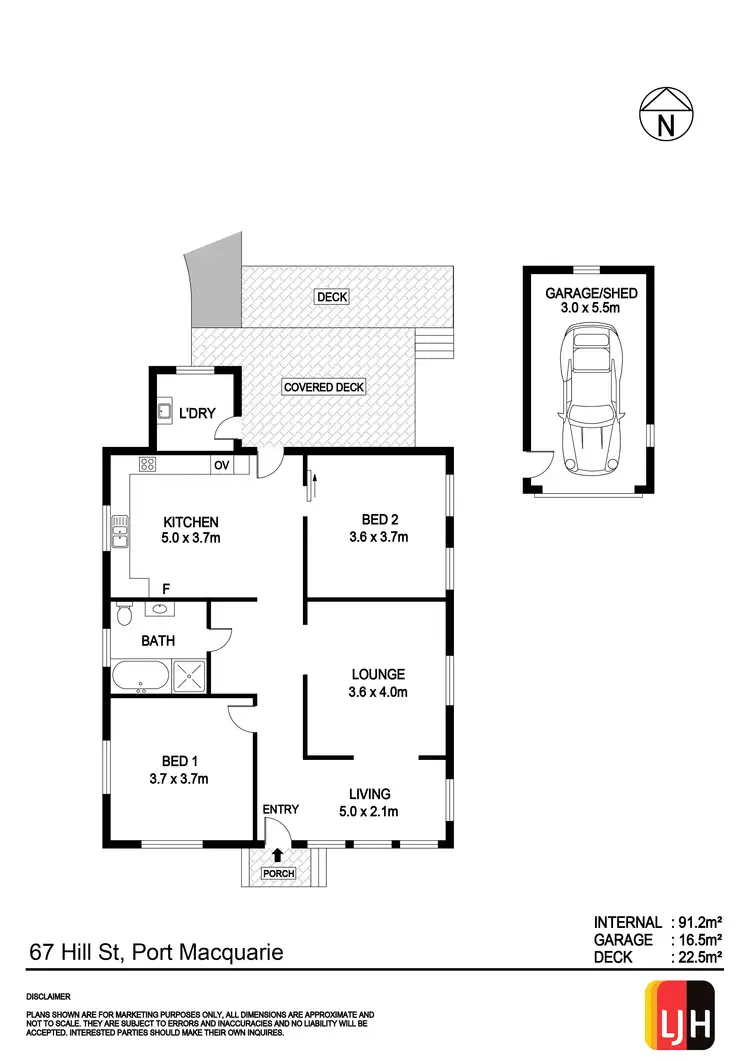 Floorplan of Homely house listing, 67 Hill Street, Port Macquarie NSW 2444