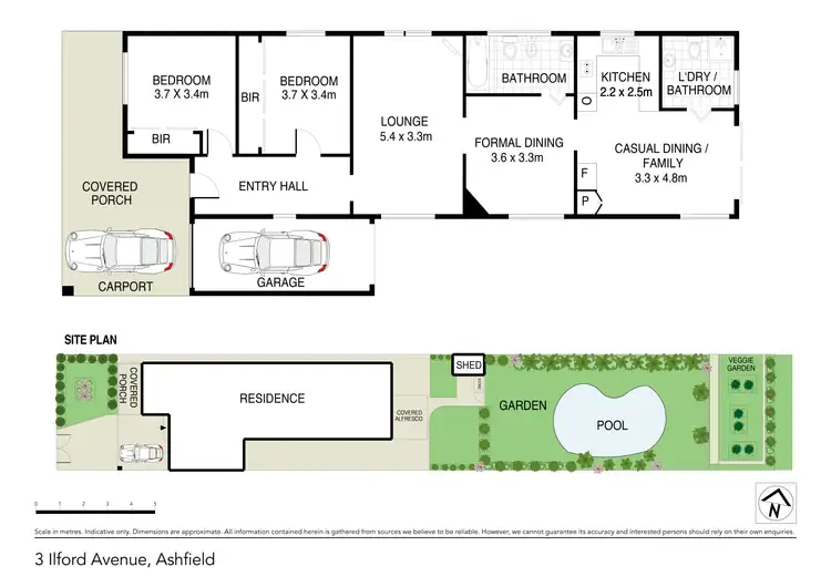 Floorplan of Homely house listing, 3 Ilford Avenue, Ashfield NSW 2131