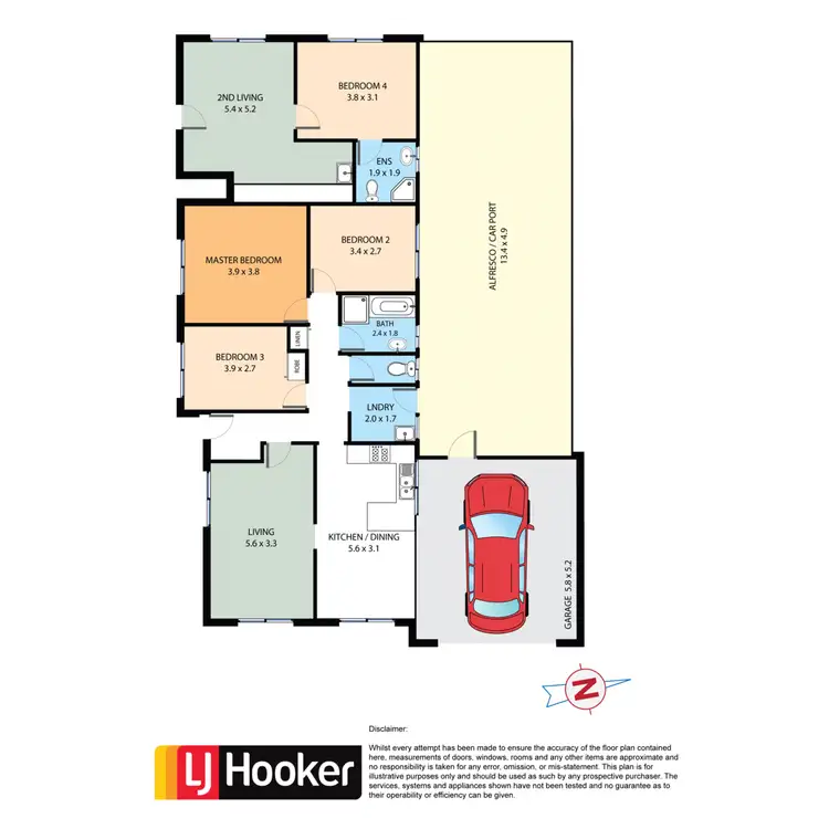 Floorplan of Homely house listing, 54 Jindalla Crescent, Hebersham NSW 2770