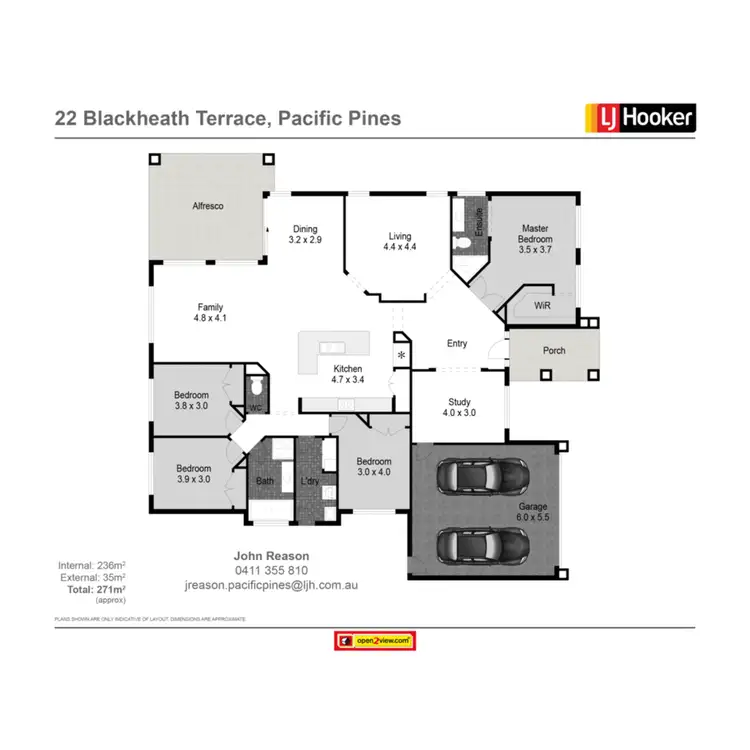 Floorplan of Homely house listing, 22 Blackheath Terrace, Pacific Pines QLD 4211