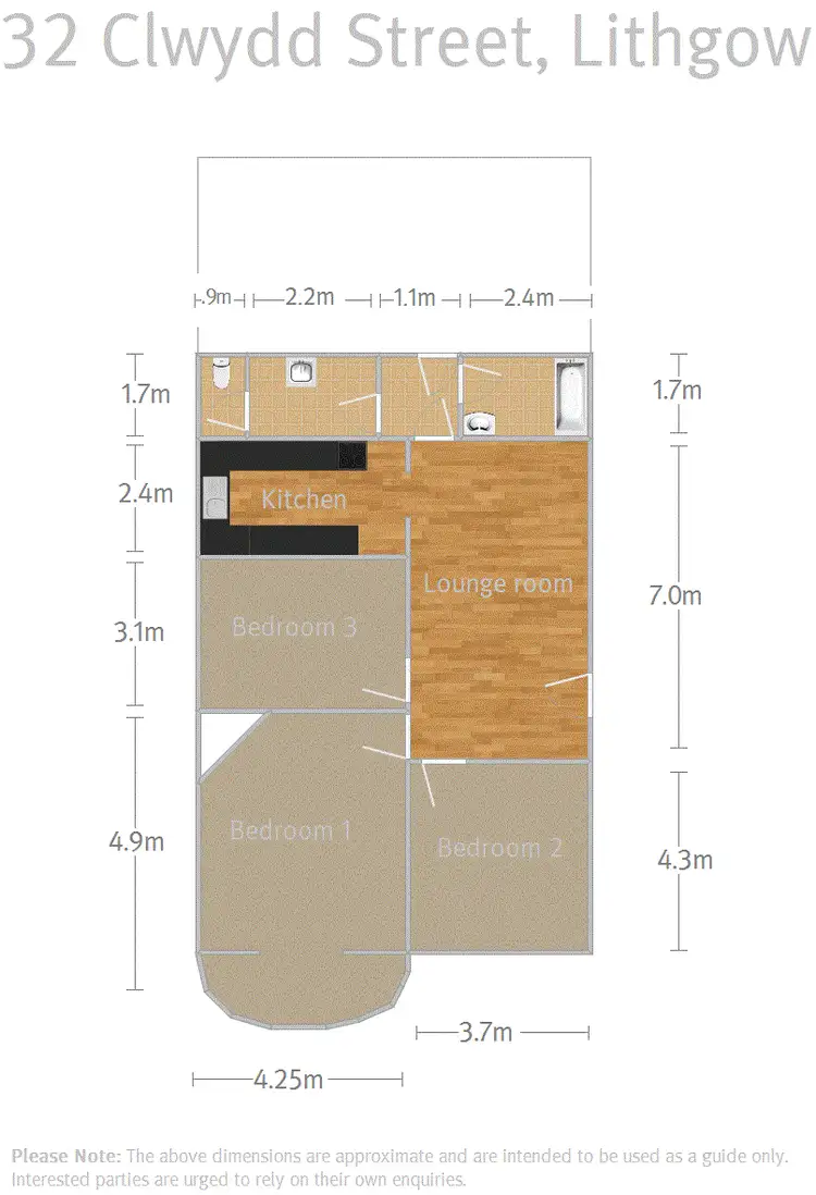 Floorplan of Homely house listing, 32 Clwydd Street, Lithgow NSW 2790