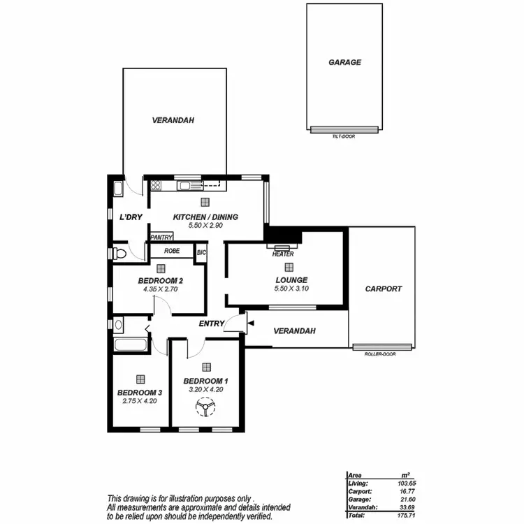 Floorplan of Homely house listing, 7 Barritt Street, Elizabeth Downs SA 5113
