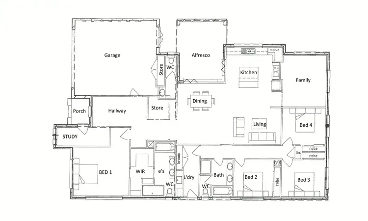 Floorplan of Homely house listing, 27 Europa Bend, Sunshine West VIC 3020