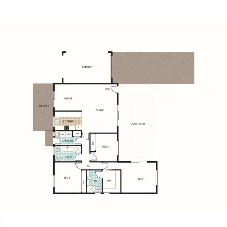 Floorplan of Homely house listing, 2/22 Chuculba Crescent, Giralang ACT 2617
