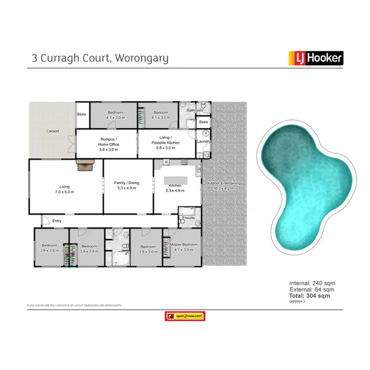 Floorplan of Homely house listing, 3 Curragh Court, Worongary QLD 4213