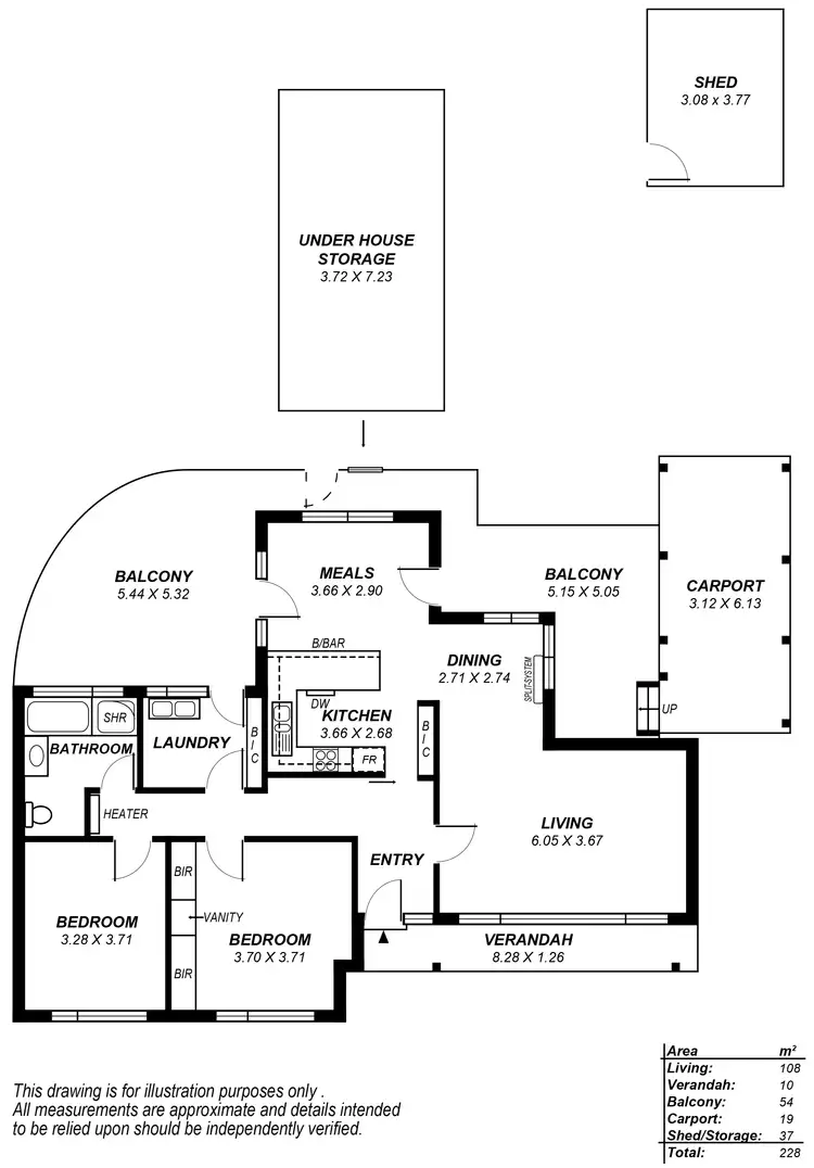 Floorplan of Homely house listing, 5 Hillside Road, Aldgate SA 5154